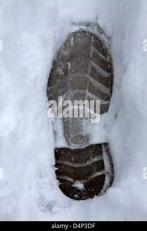 Ingombro con la neve Foto Stock