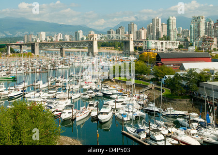 Creekside Marina, Vancouver, British Columbia, Canada Foto Stock