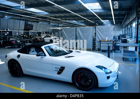 Affalterbach, Germania, la Mercedes-AMG Workshop Foto Stock