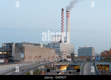 Basel, Svizzera, Basilea inceneritore Foto Stock