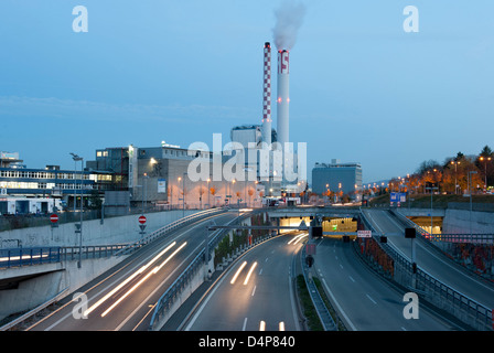 Basel, Svizzera, Basilea inceneritore Foto Stock