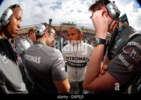 Formula 1, GP di Australia in Melborne 17.03.2013, Lewis Hamilton, Mercedes Grand Prix, foto:mspb/ Damir Ivka Foto Stock