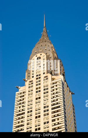 Il Chrysler Building (1931), capolavoro di Art Deco di New York City. Foto Stock