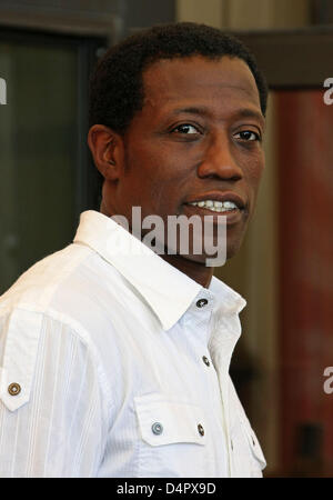 Noi attore Wesley Snipes pone una foto chiamata sul suo film ?Brooklyn?s finest? Al sessantesimo Venice International Film Festival di Venezia, Italia, 08 settembre 2009. Il film corre fuori concorso al festival in esecuzione dal 02 al 12 settembre 2009. Foto: Hubert Boesl Foto Stock