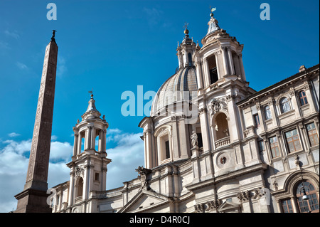 Piazza Navona in Roma, Italia Foto Stock