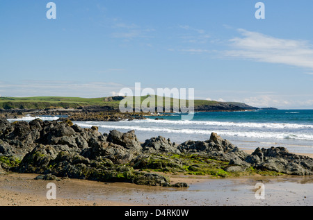 Spiaggia porth tyn traeth tywyn llydan nei pressi di rhosneigr anglesey north Wales UK Foto Stock