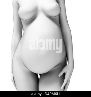 Donna incinta Foto Stock