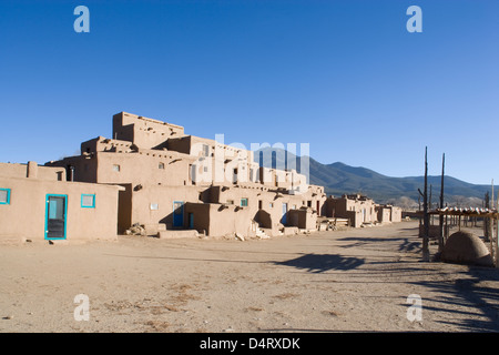Taos Pueblo:/North House Foto Stock
