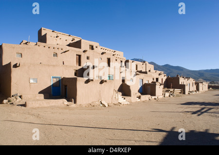 Taos Pueblo:/North House Foto Stock