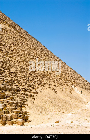 La Piramide Rossa a Dashur o Senefru piramide, Il Cairo, Egitto. Foto Stock