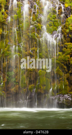 Mossbrae Falls, Dunsmuir, California Foto Stock