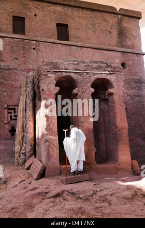 Le chiese rupestri di Lalibela, Etiopia Foto Stock