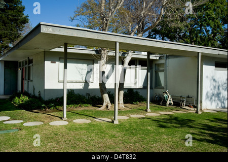 Caso di studio casa degli anni sessanta a metà secolo architettura moderna in West Los Angeles Foto Stock