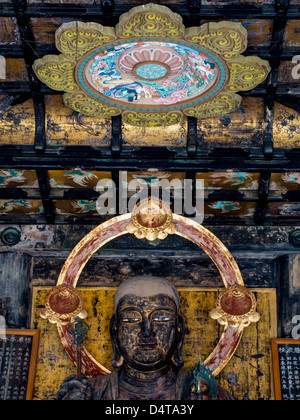 Statua di Jizo Bosatsu al tempio Kenchoji a Kamakura, Giappone. Foto Stock