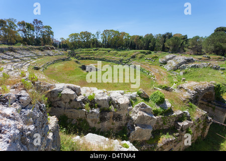 Siracusa, anfiteatro romano Foto Stock