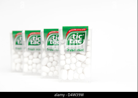 Tic Tac di menta fresca dolci Foto Stock