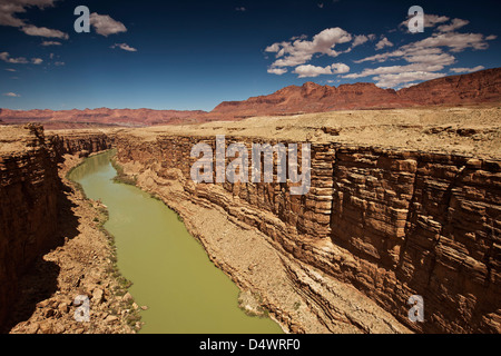 Una vista di Marble Canyon dal ponte Navajo, Arizona, Stati Uniti. Foto Stock