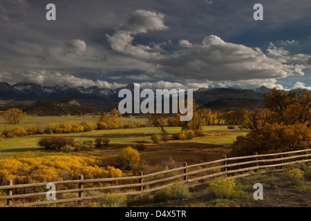 Dallas dividere, un high mountain pass dei monti San Juan in Colorado, STATI UNITI D'AMERICA Foto Stock