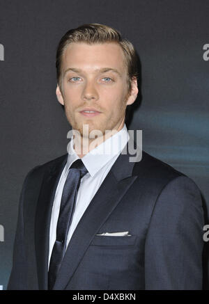 Los Angeles, California, Stati Uniti Marzo 19, 2013. Jake Abel frequentando il Los Angeles Premiere di ''l'Host'" tenutasi presso la Arclight Glossari Affini Dome di Hollywood. Immagine di credito: credito: D. lunga/Globe foto/ZUMAPRESS.com/Alamy Live News Foto Stock
