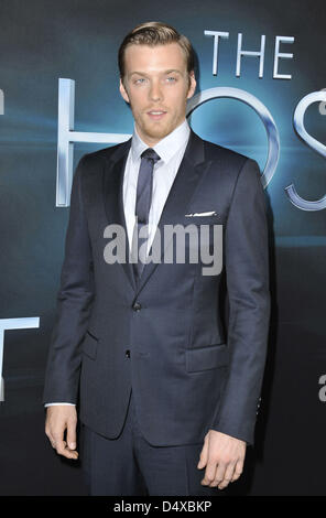 Los Angeles, California, Stati Uniti Marzo 19, 2013. Jake Abel frequentando il Los Angeles Premiere di ''l'Host'" tenutasi presso la Arclight Glossari Affini Dome di Hollywood. Immagine di credito: credito: D. lunga/Globe foto/ZUMAPRESS.com/Alamy Live News Foto Stock