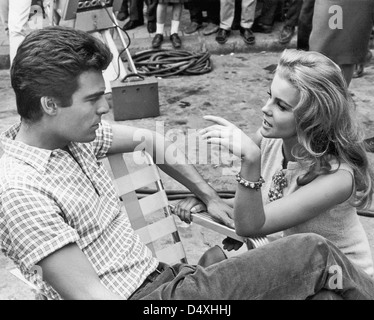 I ricercatori di piacere 1964 Twentieth Century Fox Film con Ann-Margaret e Anthony Franciosa sul set Foto Stock