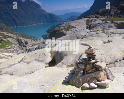 Diga di emosson,vallese,swiss Foto Stock