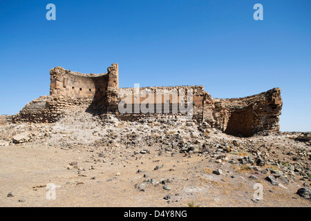 Le pareti e la costruzione, ani rovine, area di Kars, nord-Anatolia orientale, Turchia, Asia Foto Stock