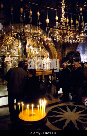 Israele, Gerusalemme. La Chiesa del Santo Sepolcro nella Città Vecchia di Gerusalemme. Foto Stock