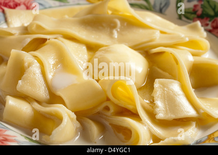 Melksynsels: South African dolce pasta cotta nel latte Foto Stock