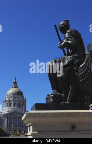 City Hall di San Francisco, Stati Uniti d'America Foto Stock