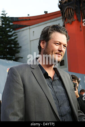 Los Angeles, California, USA. Marzo 20, 2013. BLAKE SHELTON assiste la voce stagione quattro Premiere Immagine di credito: credito: Karen Curley/ZUMAPRESS.com/Alamy Live News Foto Stock