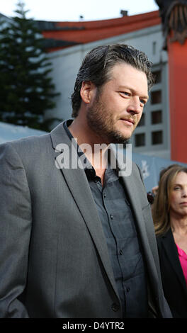 Los Angeles, California, USA. Marzo 20, 2013. BLAKE SHELTON assiste la voce stagione quattro Premiere Immagine di credito: credito: Karen Curley/ZUMAPRESS.com/Alamy Live News Foto Stock