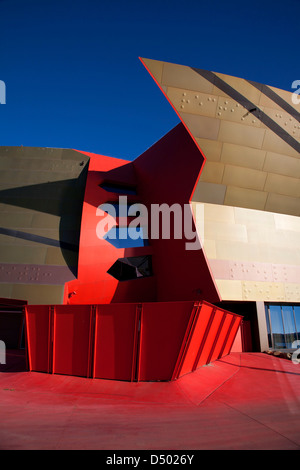 Dettaglio dell'architettura del Museo Nazionale dell'Australia Acton Peninsula Canberra Australia