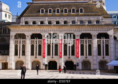 Guildhall art gallery - City of London Foto Stock
