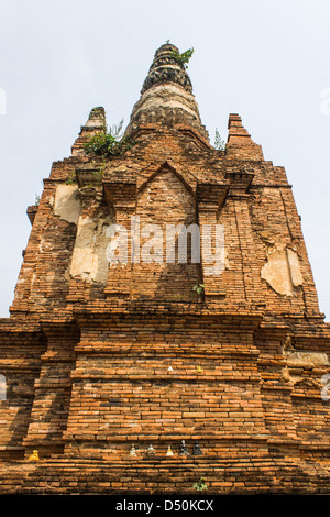 Vecchio Chedi Wat Phra That Hariphunchai Foto Stock