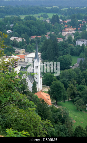 Castello di Bled, Slovenia Foto Stock