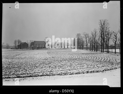 Tipica fattoria ed edificio vicino Oriente Pietroburgo, 1936 Foto Stock
