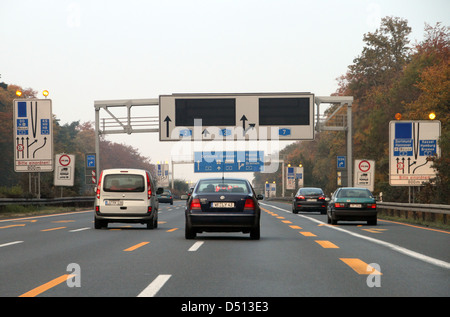 Hannover, Germania, Schilderwald sulla A2 Foto Stock