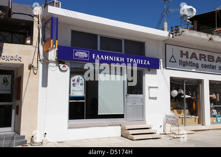 18 marzo 2013 Banca ellenica a Polis, Cipro ha chiuso a causa nazionale crisi finanziaria Foto Stock