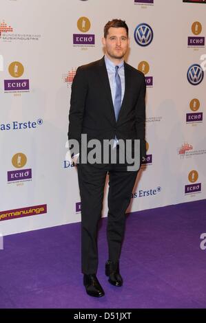 Il cantante canadese Michael Bublé all'Echo Awards 2013 a Berlino. Marzo 21, 2013 Foto Stock