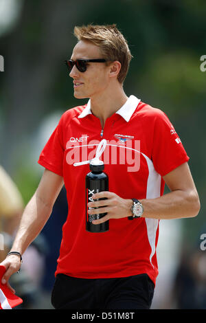 Motorsports: FIA Formula One World Championship 2013, il Gran Premio della Malesia, #23 Max Chilton (GBR, Marussia Team di F1), Foto Stock