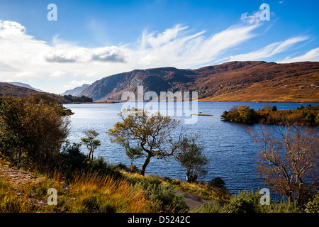 Castello e Parco nazionale di Glenveagh, Donegal, Irlanda Foto Stock