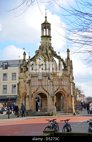 Il mercato vecchio edificio a croce nel centro di Chichester West Sussex Regno Unito Foto Stock