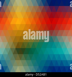 Abstract senza cuciture colorate dalle forme geometriche. Foto Stock