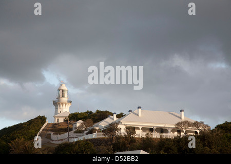 Smoky Capo Faro e fanalisti cottages , South West Rocks, Nuovo Galles del Sud Foto Stock