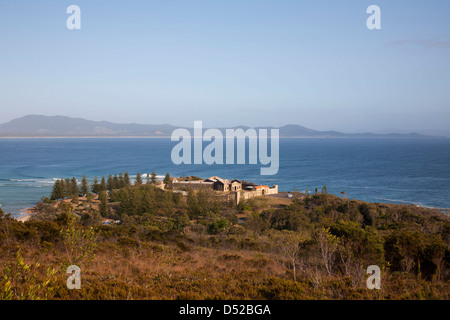 Trial Bay Gaol - Arakoon Parco Nazionale vicino a sud ovest di Rock NSW Australia Foto Stock