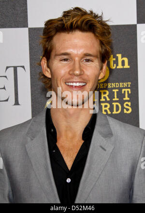 Attore australiano Ryan Kwanten arriva per il venticinquesimo Film Independent Spirit Awards a Los Angeles, CA, Stati Uniti, 05 marzo 2010. La Spirit Awards premia la pellicola indipendente produzioni. Foto: Hubert Boesl Foto Stock