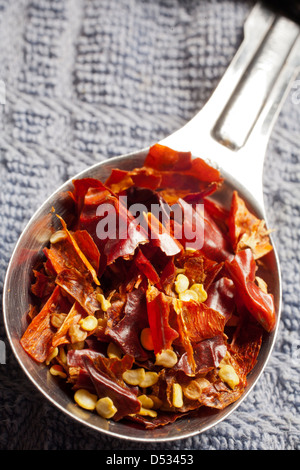 Cinese secchi peperoncino in scaglie Foto Stock