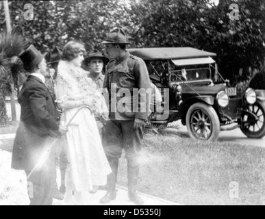 Motion Picture scena (1916) Foto Stock