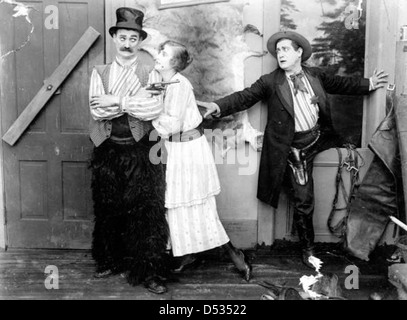 Motion Picture scena (1916) Foto Stock